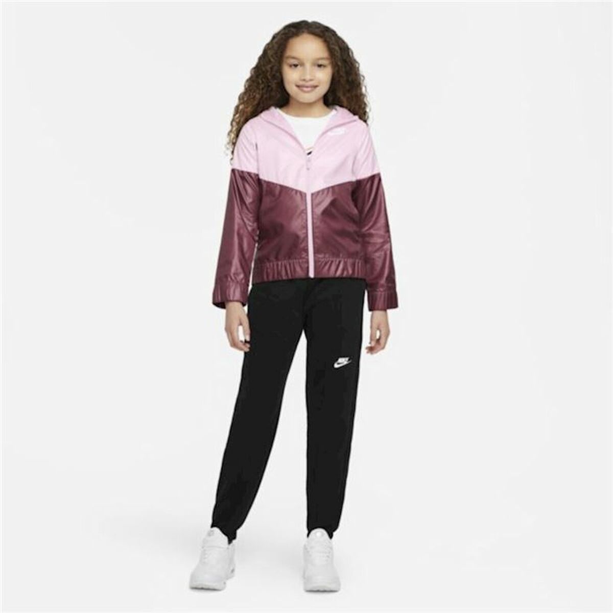 Children's Sports Jacket Nike Sportswear Windrunner Pink-2