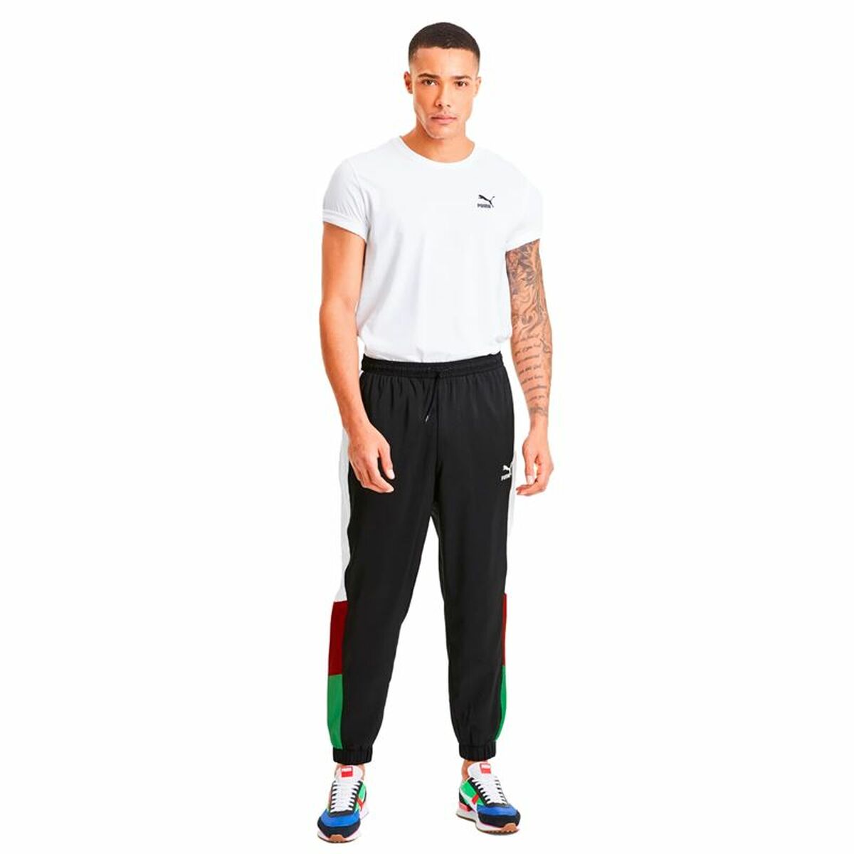 Long Sports Trousers Puma Sportswear TFS OG Track Black Men-1