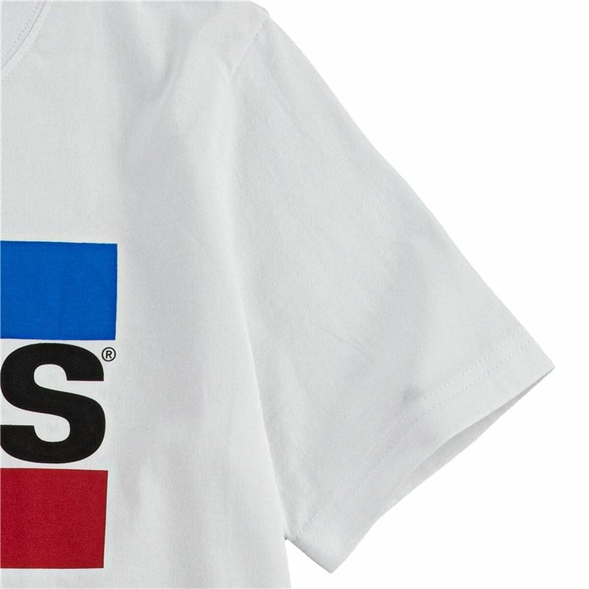Child's Short Sleeve T-Shirt Levi's Kids Sportswear Logo White-2