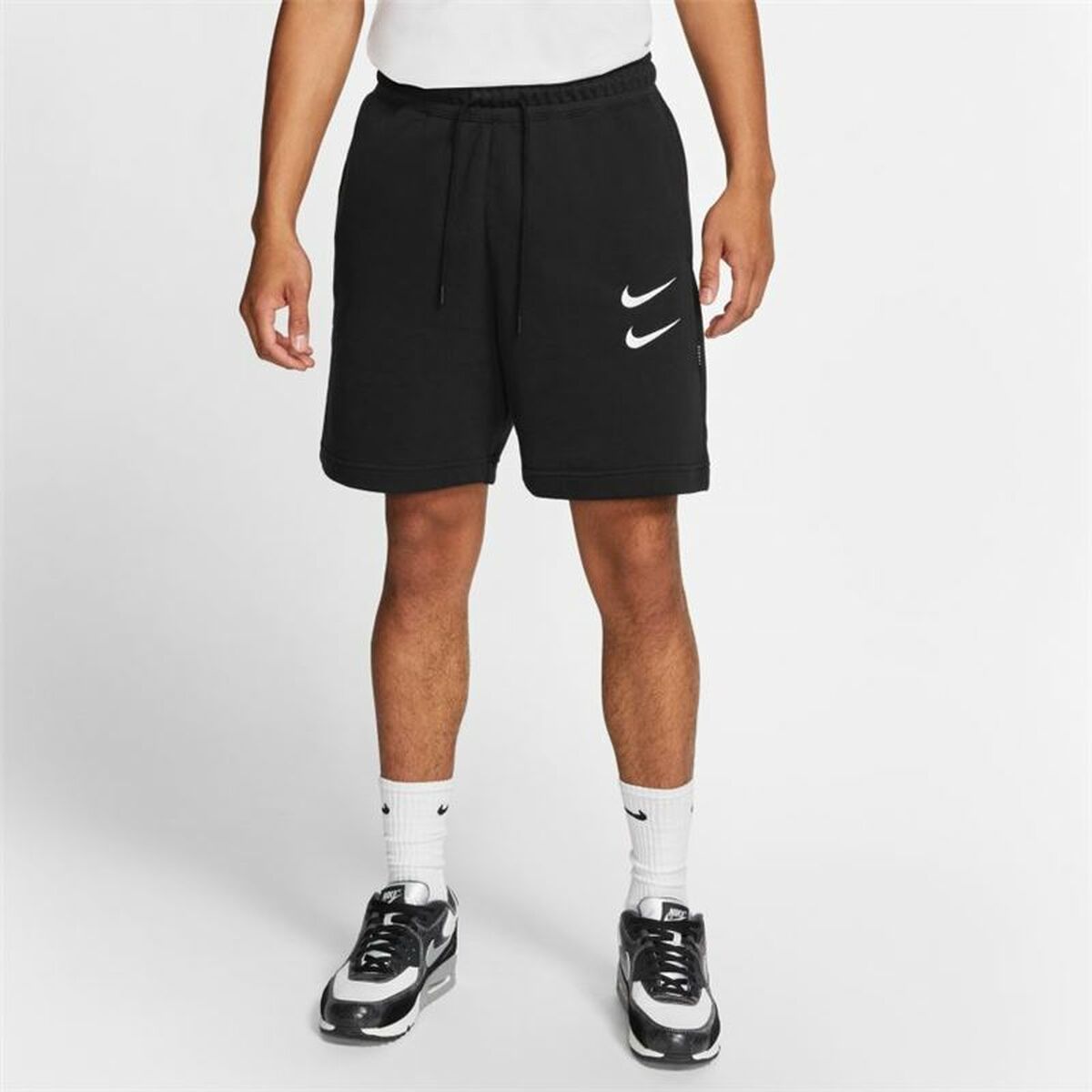 Men's Sports Shorts Nike Sportswear Swoosh Black-8