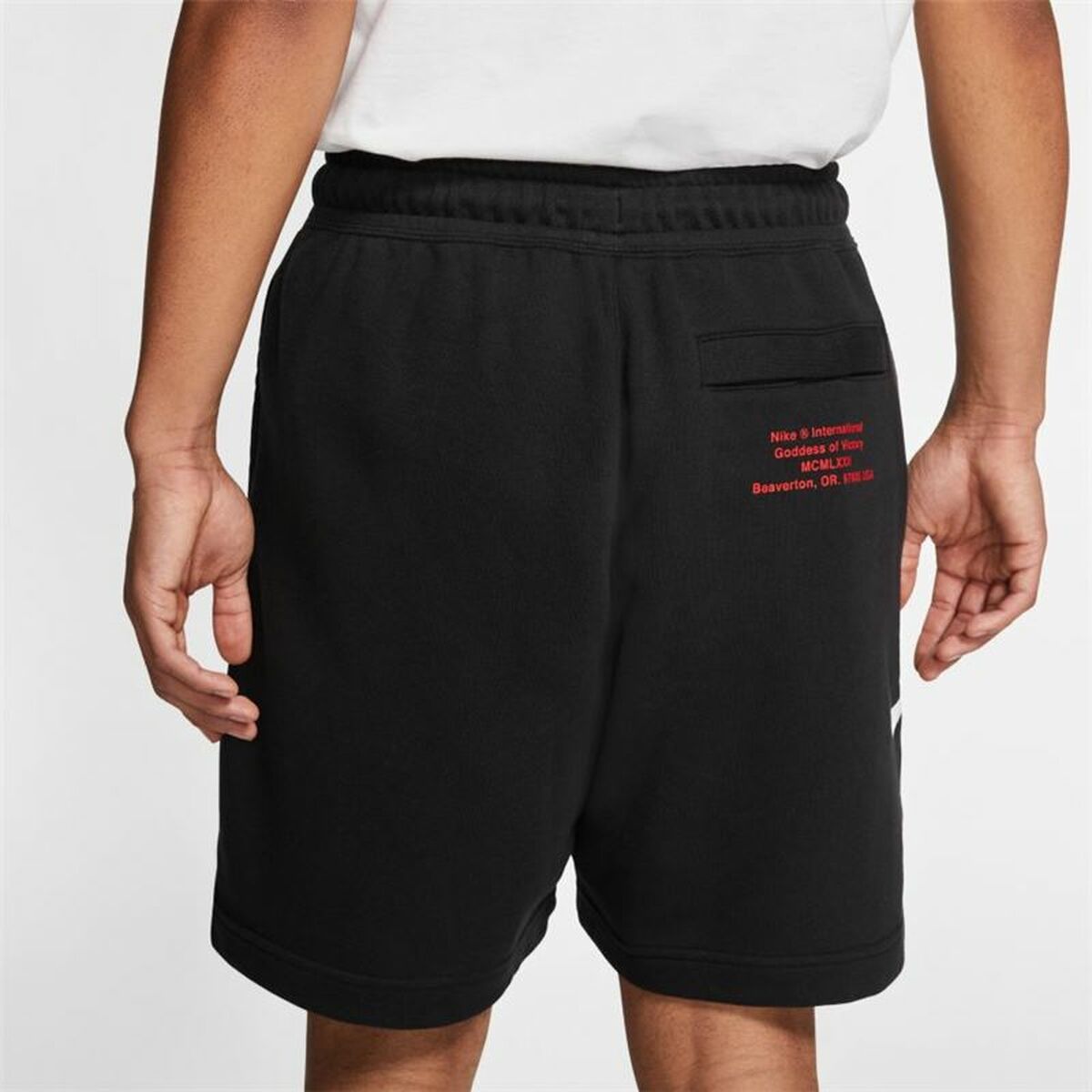 Men's Sports Shorts Nike Sportswear Swoosh Black-6