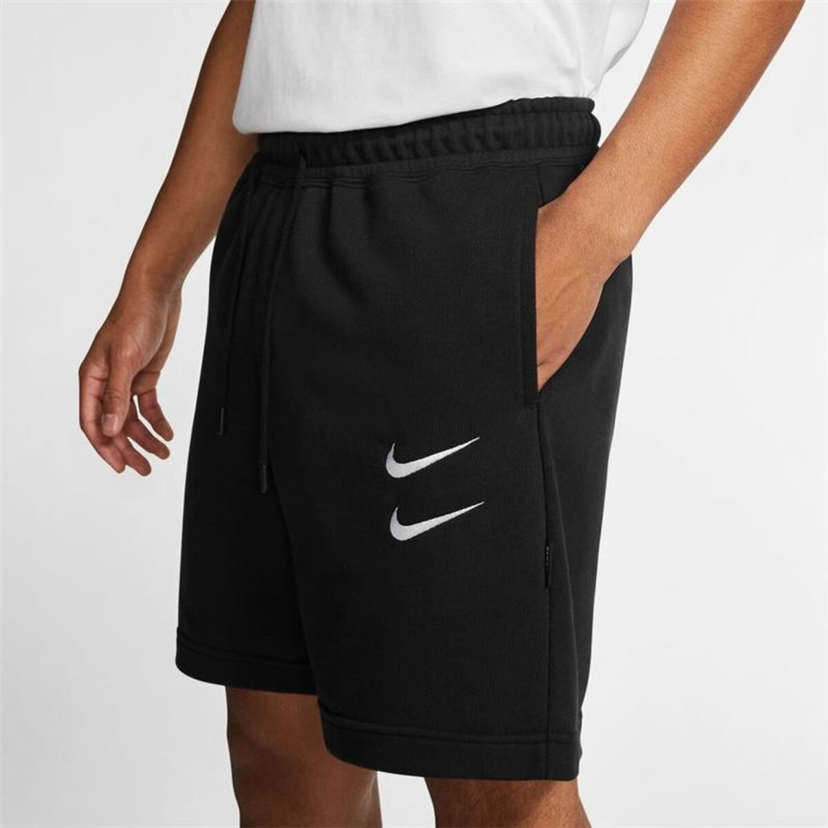 Men's Sports Shorts Nike Sportswear Swoosh Black-4