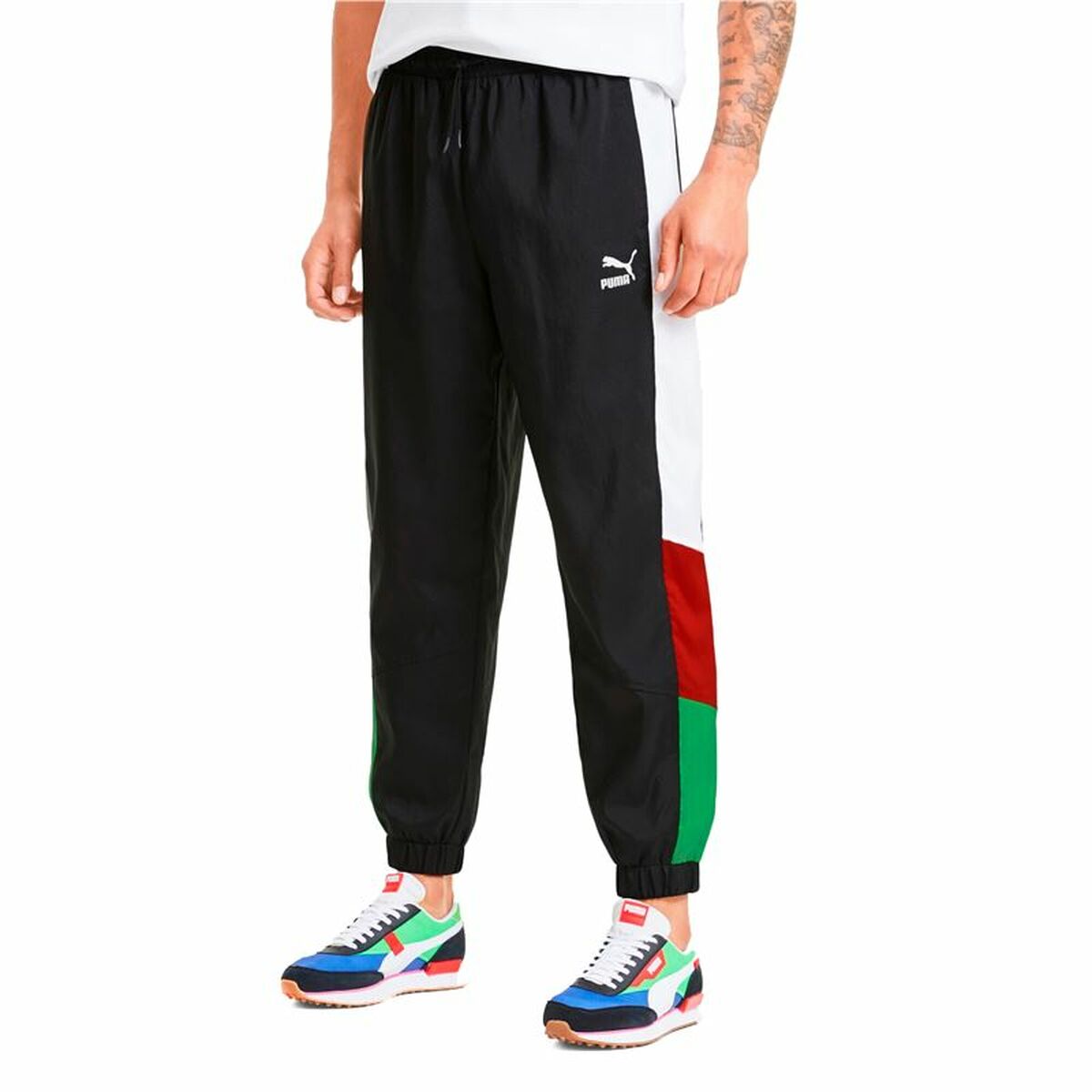 Long Sports Trousers Puma Sportswear TFS OG Track Black Men-3
