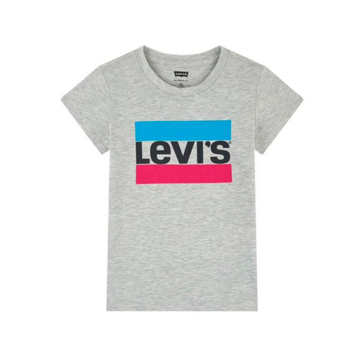 Children’s Short Sleeve T-Shirt Levi's Sportswear Logo Tee Grey-0