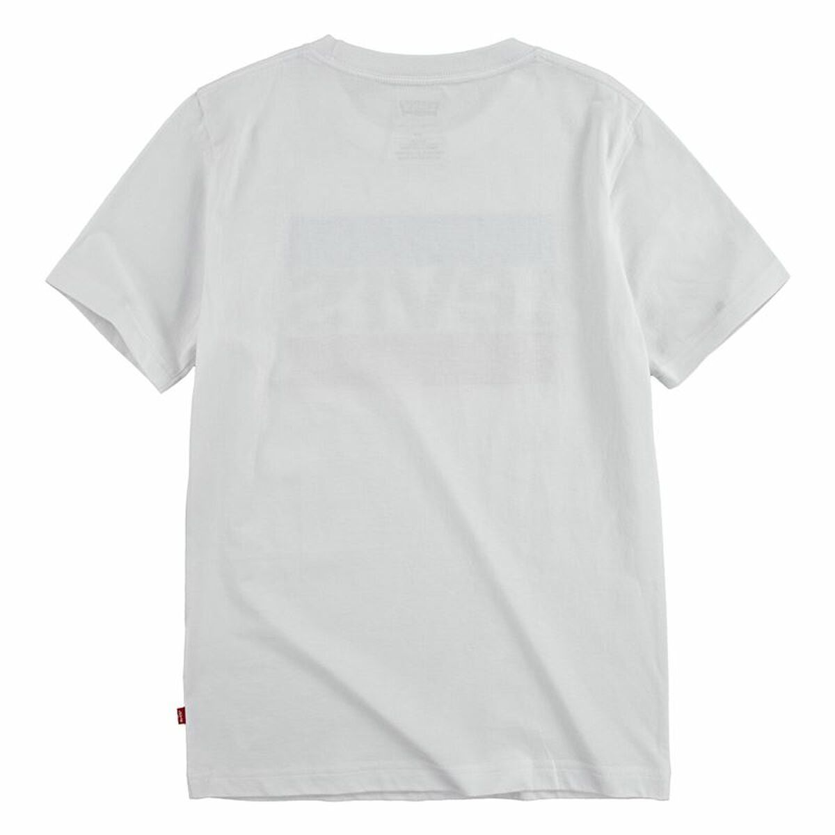 Child's Short Sleeve T-Shirt Levi's Kids Sportswear Logo White-4
