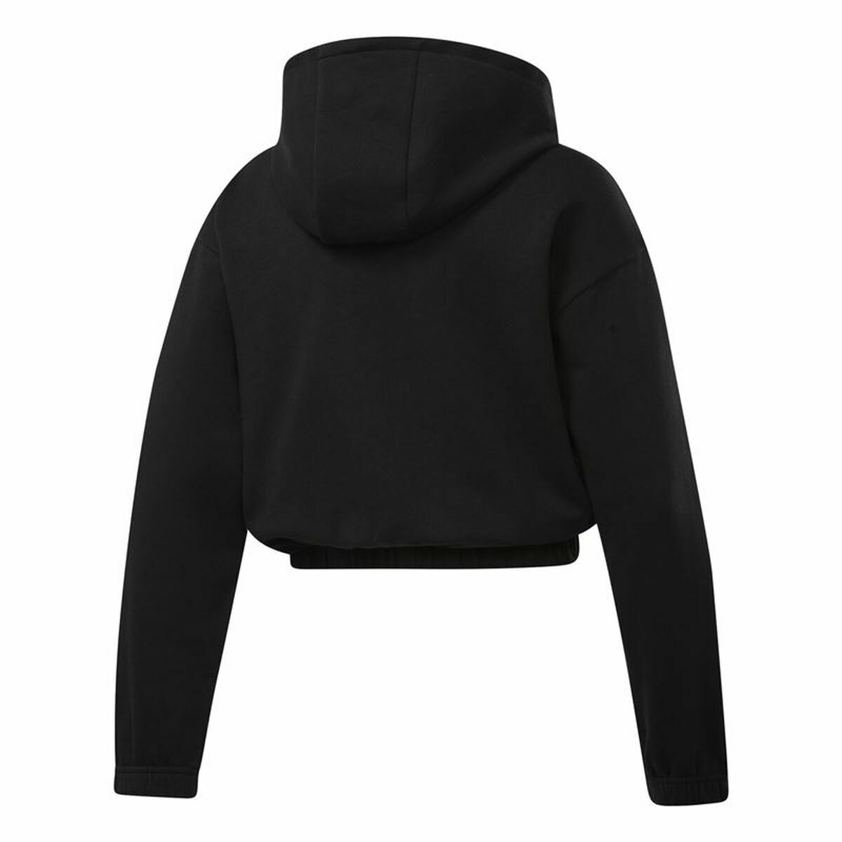 Women’s Hoodie Reebok Sportswear Cropped Black-6