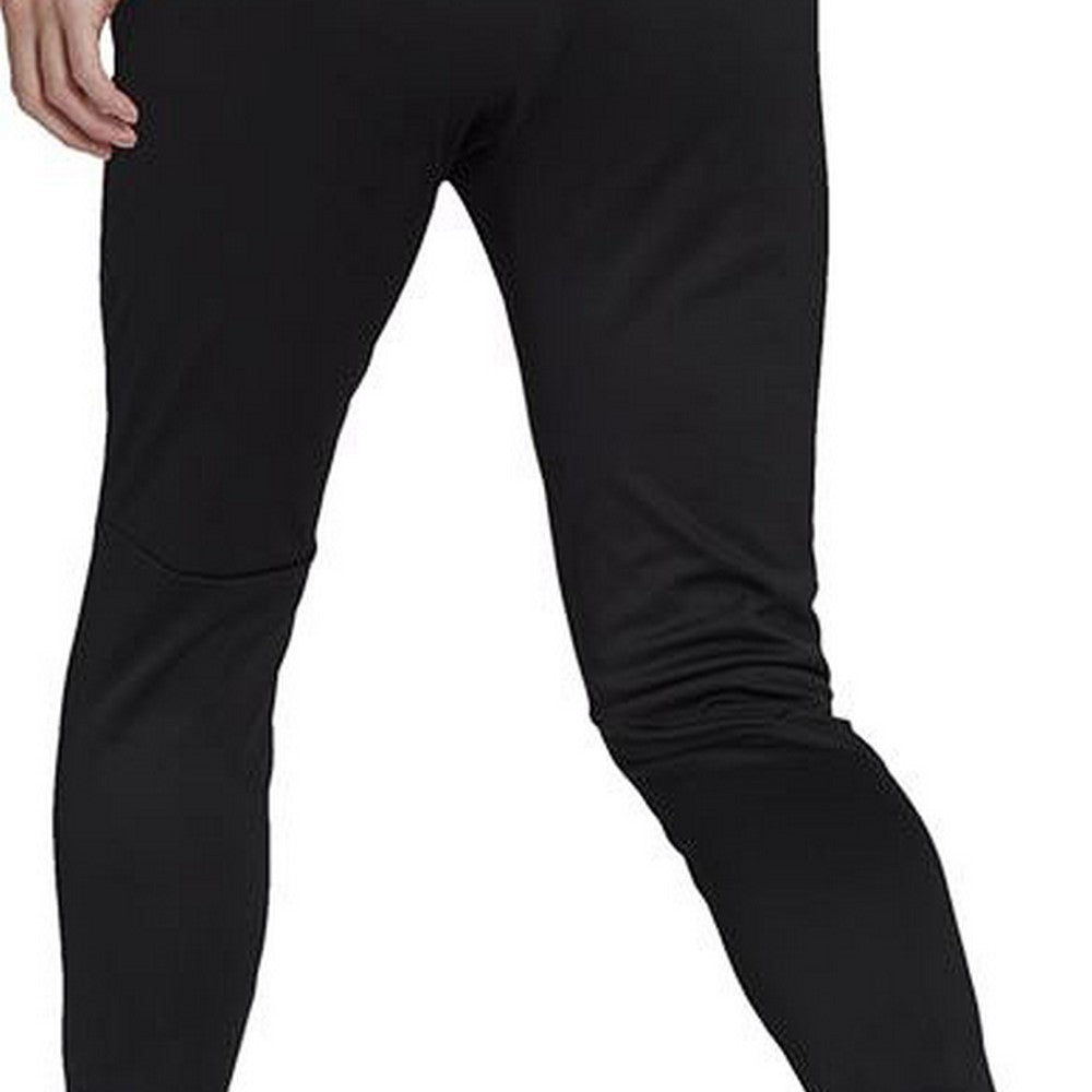 Long Sports Trousers Adidas Sportswear Versatile Lady Black-7