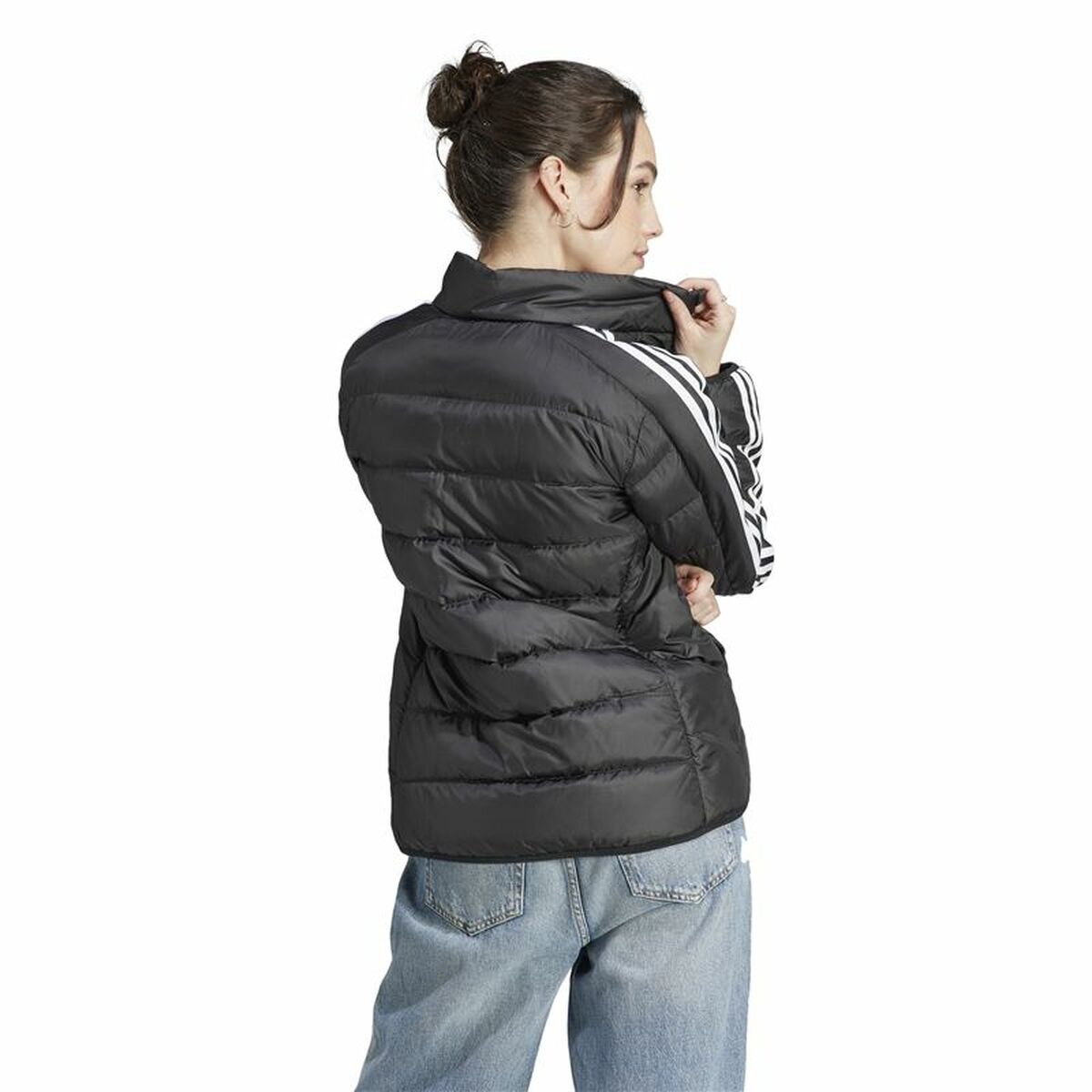 Women's Sports Jacket Adidas Essentials Black-5