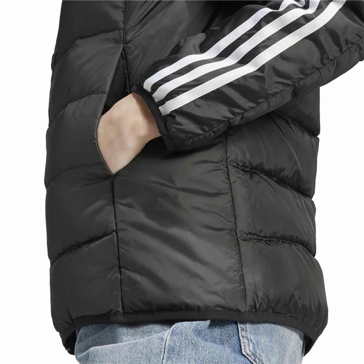 Women's Sports Jacket Adidas Essentials Black-2