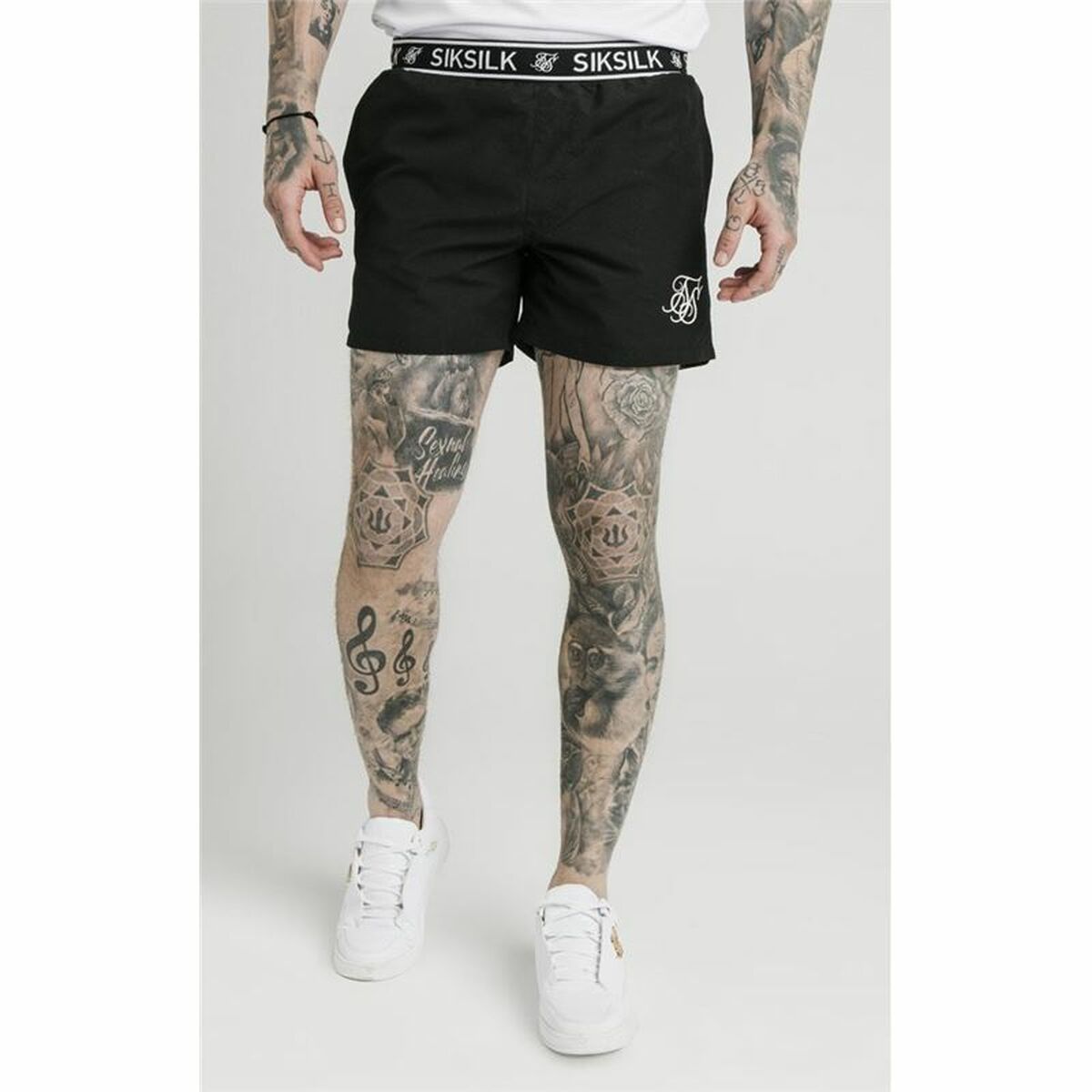 Men's Sports Shorts SikSilk Standard Black-2