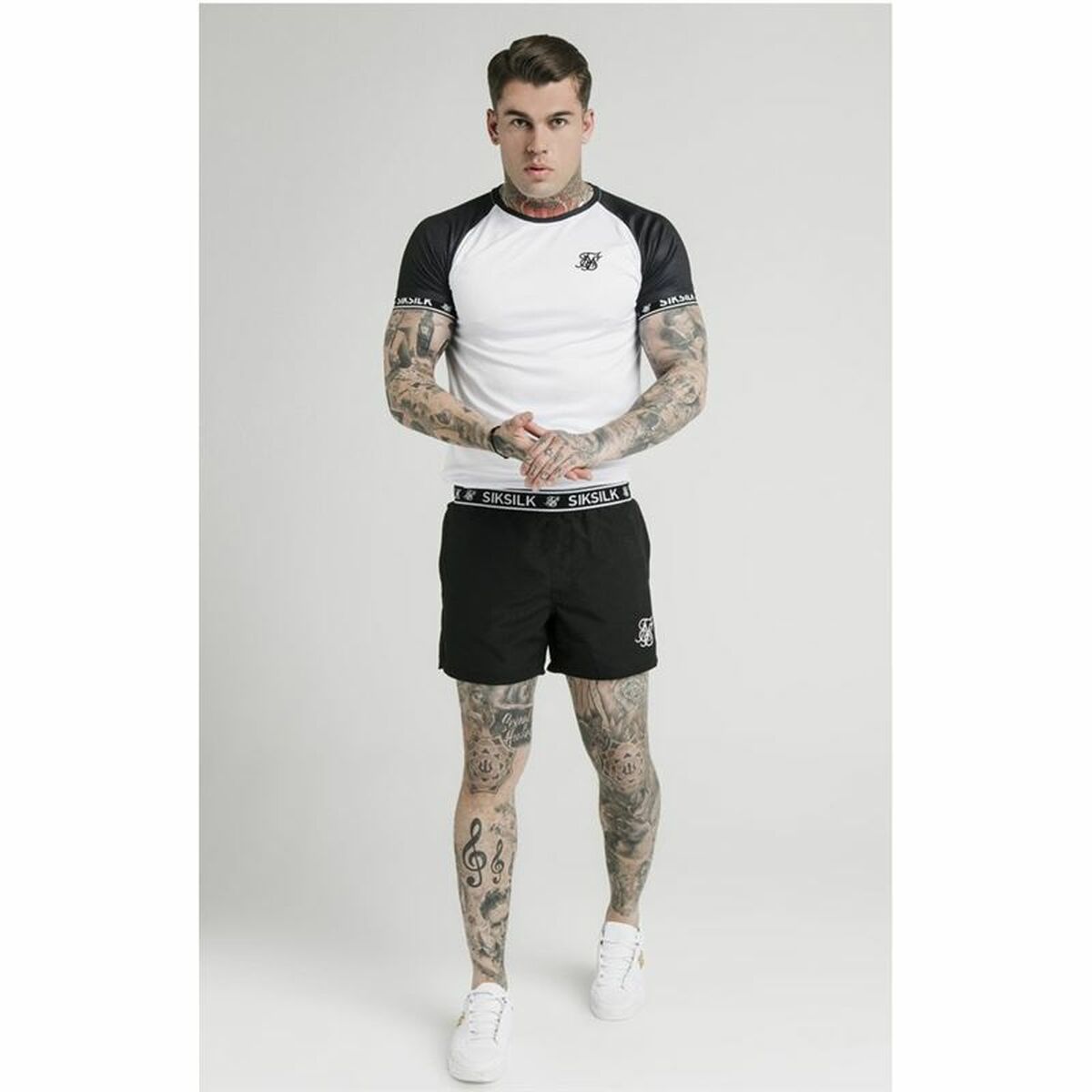 Men's Sports Shorts SikSilk Standard Black-1