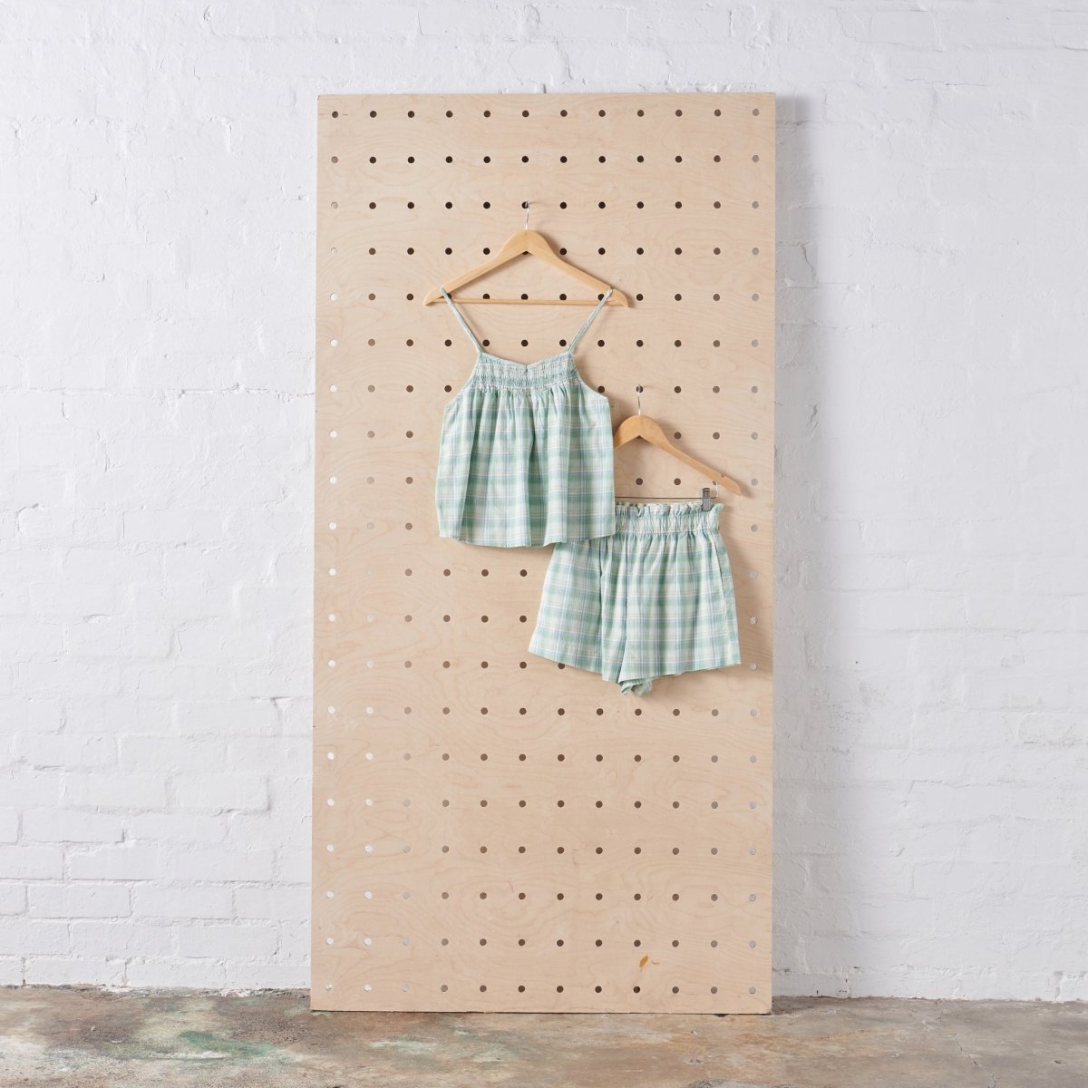 Cotton Sets in HoneyDew Melon Check-0