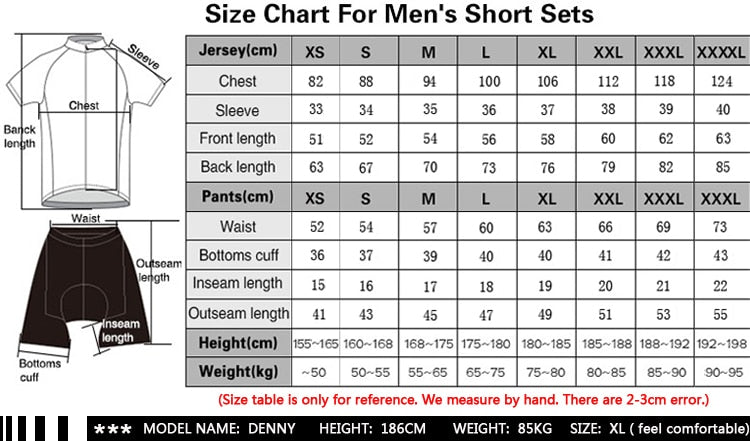 Rock Racing Cycling Clothing 9D Bib Set MTB Uniform Team Bicycle Clothes Quick Dry Bike Jersey Men’s Short Maillot Culotte-1