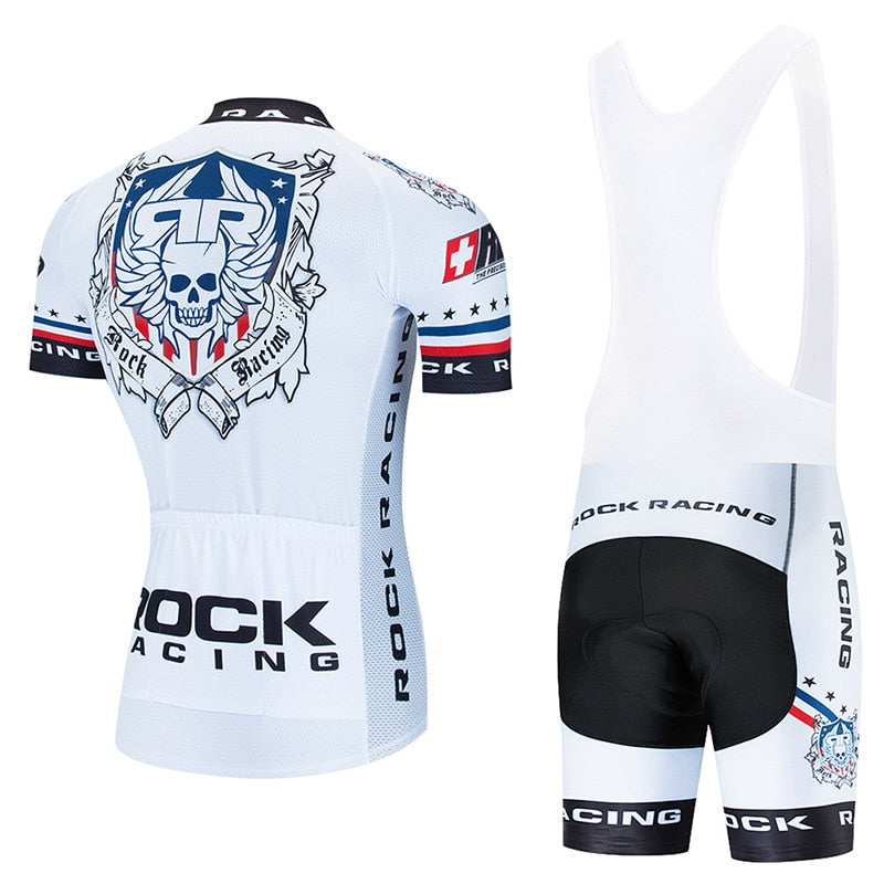 Rock Racing Cycling Clothing 9D Bib Set MTB Uniform Team Bicycle Clothes Quick Dry Bike Jersey Men’s Short Maillot Culotte-4