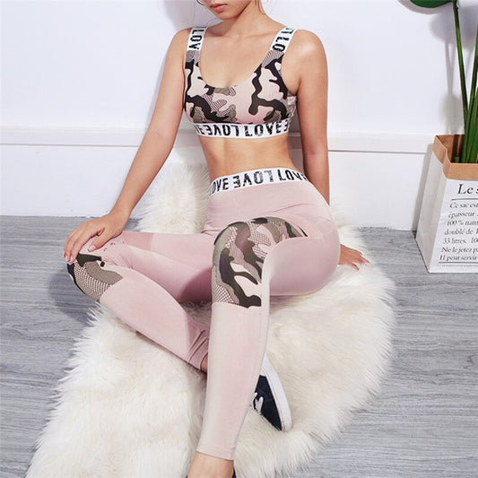 Seamless Camo Patchwork Yoga Set Women Gym Clothes Bra Crop Top Legging Shorts Sexy Fitness Sportswear Running Workout Tracksuit-0